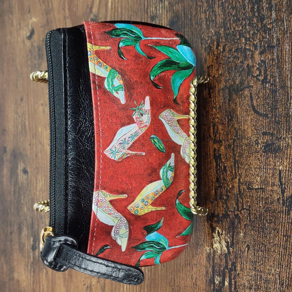 ICON Los Angeles "High Heels" Leather Zipper Coin Purse